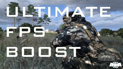 How to boost arma 3 game to run faster